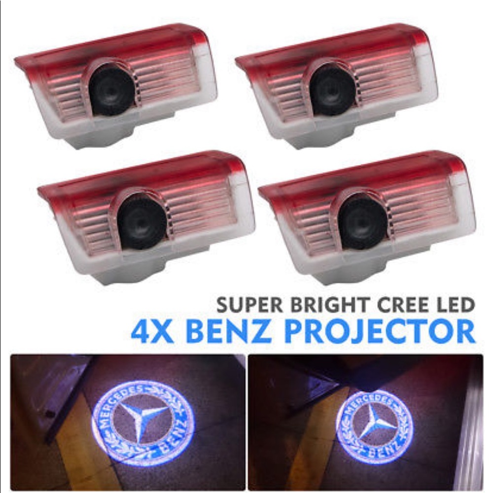Mercedes-Benz 3D Shadow Car Door Lights